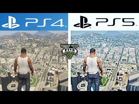 GTA V | PS4 VS PS5 Graphics And Loading Times | Comparison (4K 120FPS)
