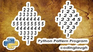 Famous Diamond || Number Pattern || Python Pattern Program || Bangla (বাংলা) Wealth