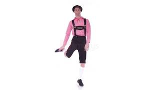 Smiffy's Bavarian Beer Guy Men's Oktoberfest Lederhosen Costume