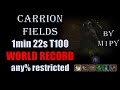T100 Walking Simulator - Carrion Fields 1m 22s any% restricted Speedrun WR - Diablo IV Poison Rogue
