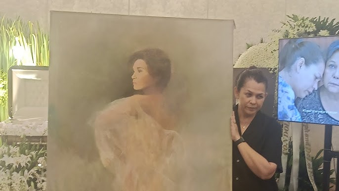 Life-size painting ni NORA AUNOR regalo ni COCOY LAUREL kina Lotlot de Leon