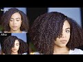 How I STRETCH and SHAPE my Natural Hair (Devacut) for Volume and Length - Big Type 4 Hair !