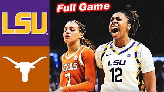LSU vs Texas Full Game | Women's College Basketball 2026