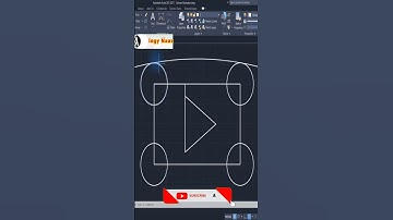 Isometric drawing in AutoCAD || AutoCAD 2d || YouTube logo #autocaddrawing #3d #cad #3danimation
