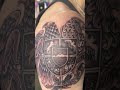 COAT OF ARMS OF ARMENIA TATTOO #armenia #tattoo #shorts #coatofarms #blackandgraytattoo #explore