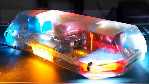 CODE 3 EXCALIBUR MINI LIGHTBAR with HALOGEN STROBE LED