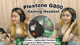MURANG GAMING HEADSET | Plextone G800 HEADSET REVIEW + UNBOXING | SHOPEE PH