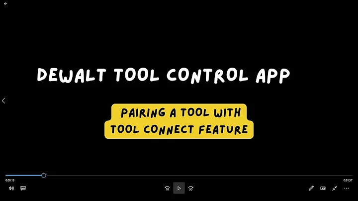 Unlock the Mystery: Adding Your Dewalt Tool to the Control App