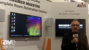 ISE 2017: Kramer Introduces Maestro Single-Trigger Room Automation Solution