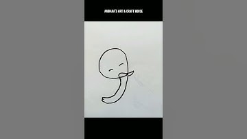 🔴 Draw Elephant Using Numbers 🐘 | Easy Drawing | Figure Drawing #shorts #ytshorts #drawing