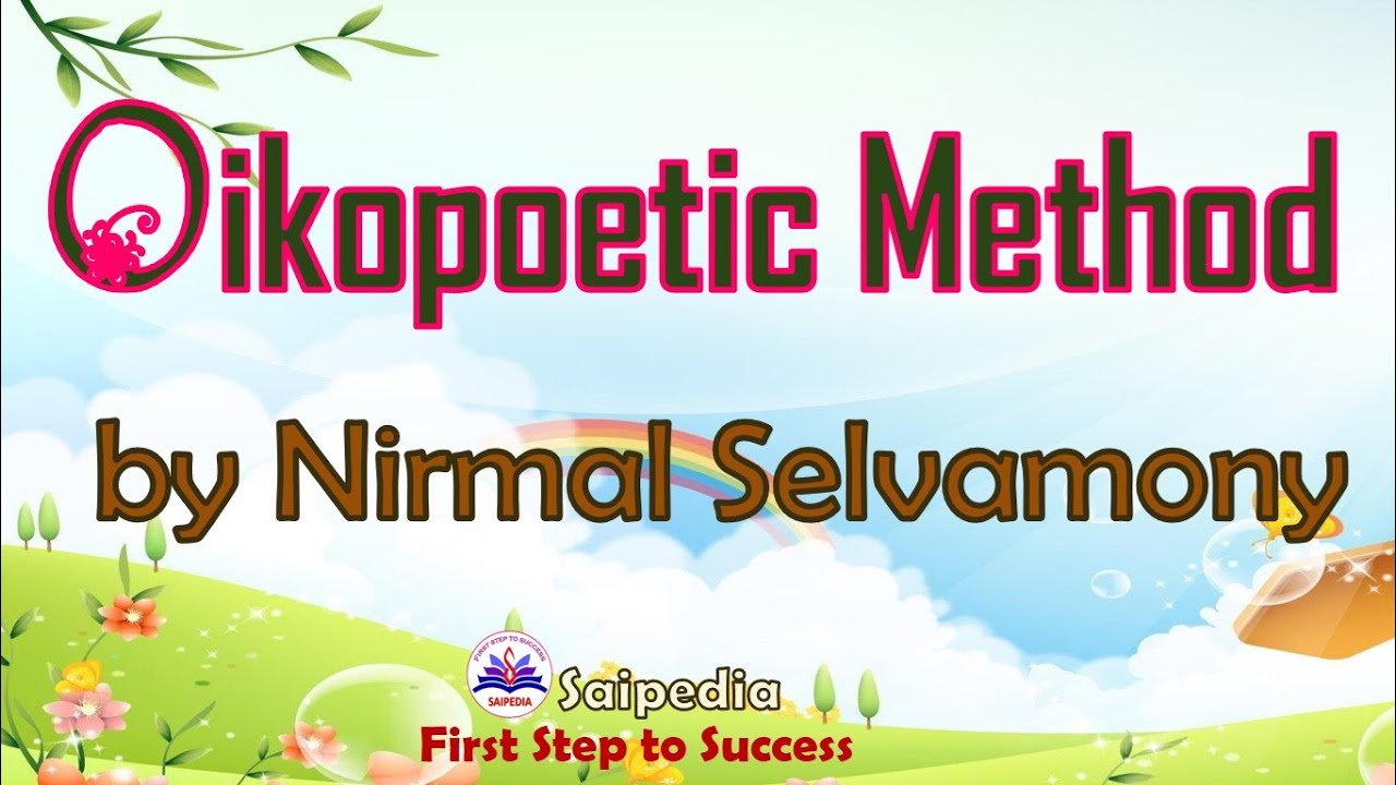 OikoPoetic Method By Nirmal Selvamony In Tamil Green Studies BA oikopoetic-method-by-nirmal-selvamony-in-tamil-green-studies-ba