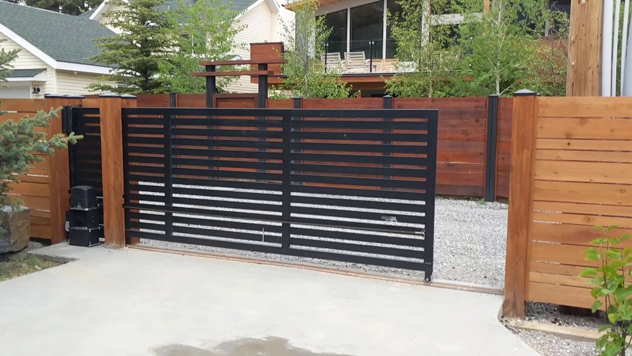Sliding Metal Gate(2) YouTube