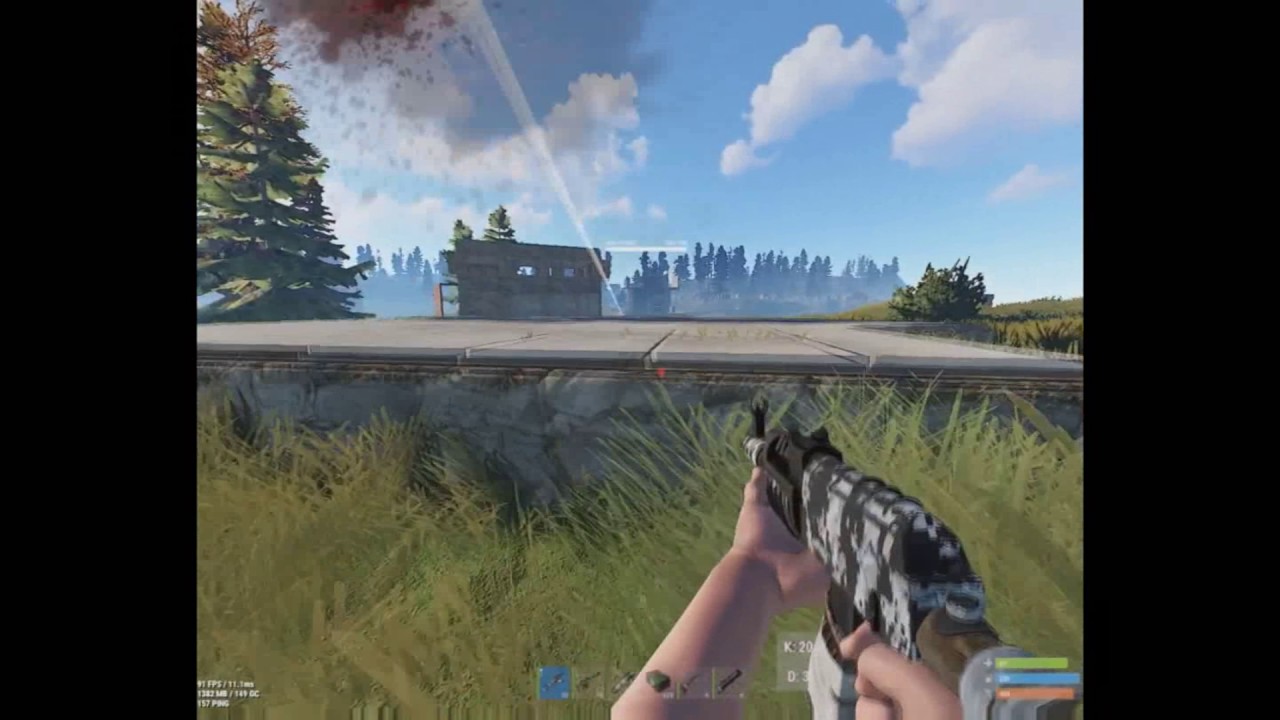 Rust Montage - 3x M249 with 1 takedown! - YouTube