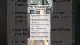 The "Car Depreciation" Cheat Code #shorts