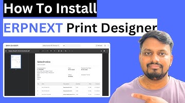 How to Install Print Designer in ERPNext | Installation Guide (Frappe v15 & ERPNext v15)