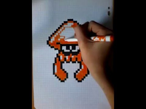 1 pixel art splatoon
