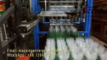 robot stacking machine connect with thermoforming