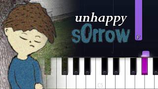 s0rrow - unhappy (Piano tutorial)