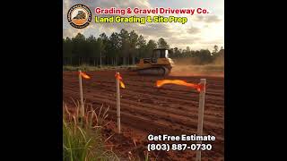 Site Preparation Before Building a House in Columbia SC | Land Clearing &amp; Grading Process #shorts
