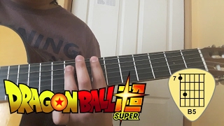 Video thumbnail of "Dragon Ball Super Opening 2 - Limit Break X Survivor  (tutorial guitar)"