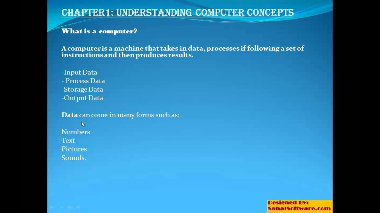 Lesson 02 What is a Computer - Hardware - Sahalsoftware - Hoyga Aqoonta ...