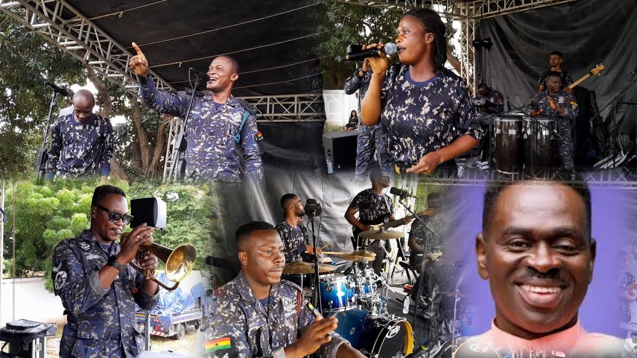 Ghana Police Central Band beautifully performed all YAW SARPONG Hits songs. NONE STOP LIVE BAND