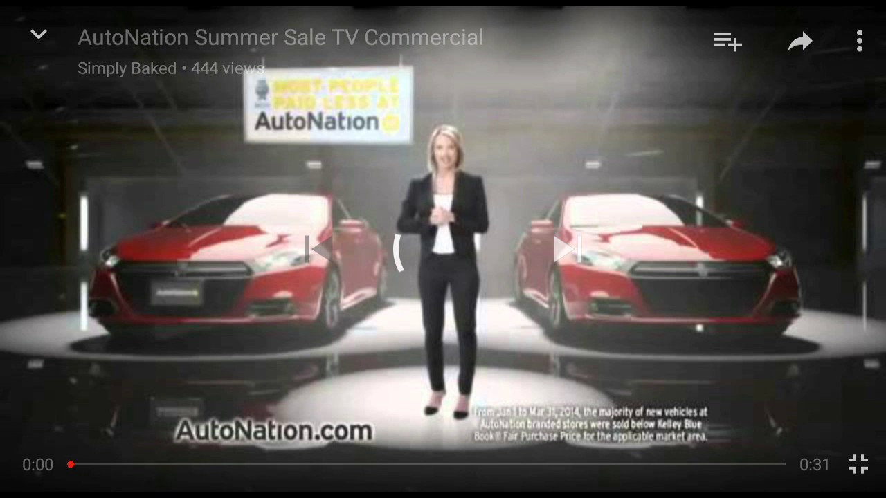 Autonation Summer Sale TV Commercial YouTube
