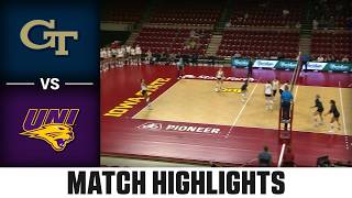 Georgia Tech vs. UNI Match Highlights | 2026 ACC Volleyball