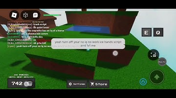 Raw footage of a hacker in ability wars(part 1)#roblox #hacker#scripter