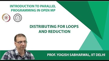 Distributing for loops and reduction