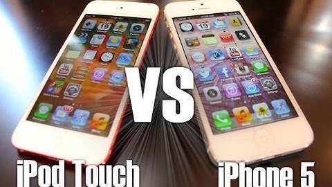 iPod Touch 5th Gen & iPhone 5 Comparison (Design,Speed, & Camera Comparison) + Brief Review