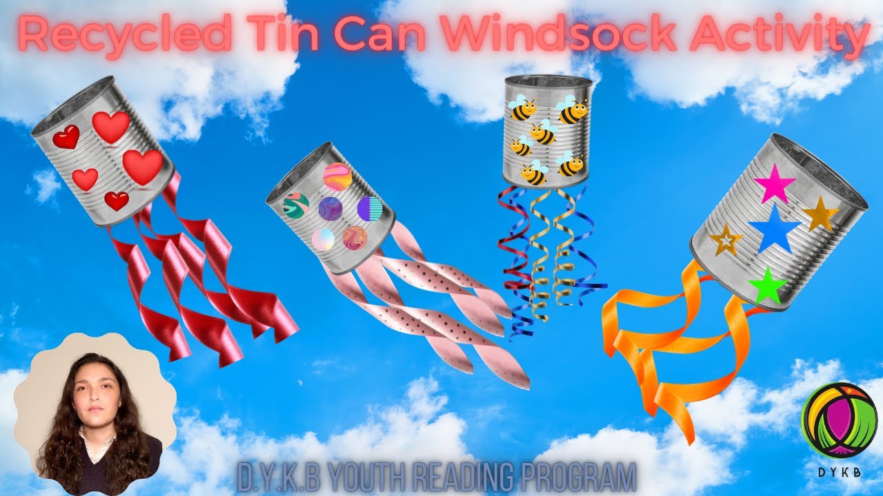 Recycled Tin Can Windsock Activity Activity for kids Fun Activities