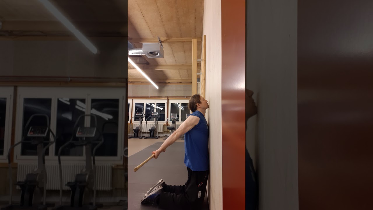 Wall stick shoulder extension, pronated, iso YouTube