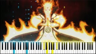 "Spin and Burst" / "Reverse Situation" - Boruto Episode 65 OST (Synthesia Piano Tutorial) chords