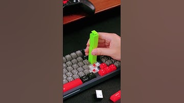 How to remove the keyboard keys and shafts without wasting time 🤩#keyboard