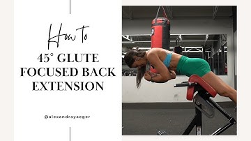 Form Tips: How to perform a back extension | Glute Bias 45° Extension Form Tips