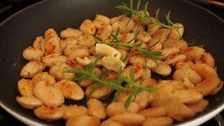 Food Wishes Recipes - Pan-Fried Butter Beans Recipe - Easy Butter Beans Side Dish
