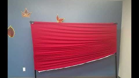 Setting Up Tension Fabric Backdrop - Photo Booth