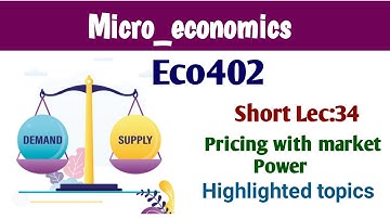 Eco402 short lecture:34 | Eco402 lesson:34 | learn with Mdm | best short lectures | Eco402 |