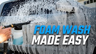 Make Cleaning Easier With The Slick Products Garden Hose Foam Gun