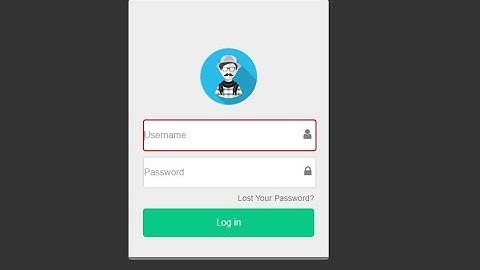 Shake Effect Login Form using HTML 5, CSS 3 & jQuery