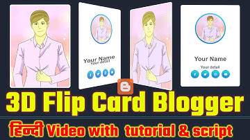 3d flip card effect html css blogger | 3d flip card effect Blogger | flip card effect Blogger | 3d