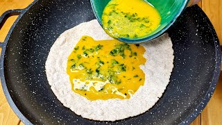 Pour 3 eggs into the tortilla and you'll be amazed by the results! very Simple and delicious food by zizi cooking 1,281 views 1 month ago 2 minutes, 52 seconds