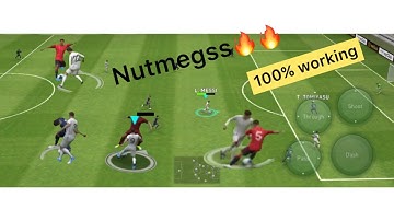 How to nutmeg your opponent in pes mobile tutorial !! 100% working