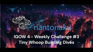 IGOW4 - Weekly Challenge #3 - Tiny Whoop Building Dives