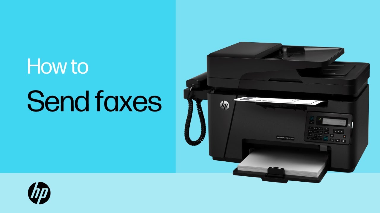 Sending a Fax Using an HP LaserJet Printer | @HPSupport