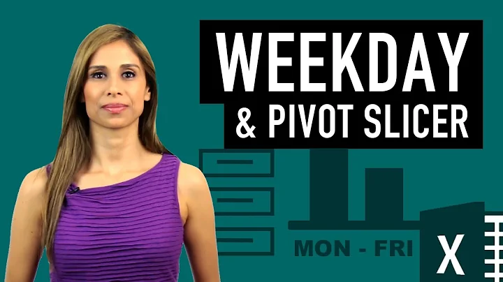 Excel Pivot Chart with Slicers for Months to Show Values by Weekday Names