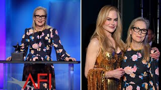 Meryl Streep Honors Nicole Kidman's Fearless Talent and Unconventional Habits