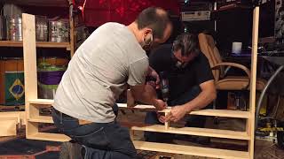 Time-lapse: Building a New Vermont Music Shop Shelf