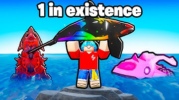 I Caught ALL 0.0001% RAREST FISH in 24 Hours (Roblox Fisch)